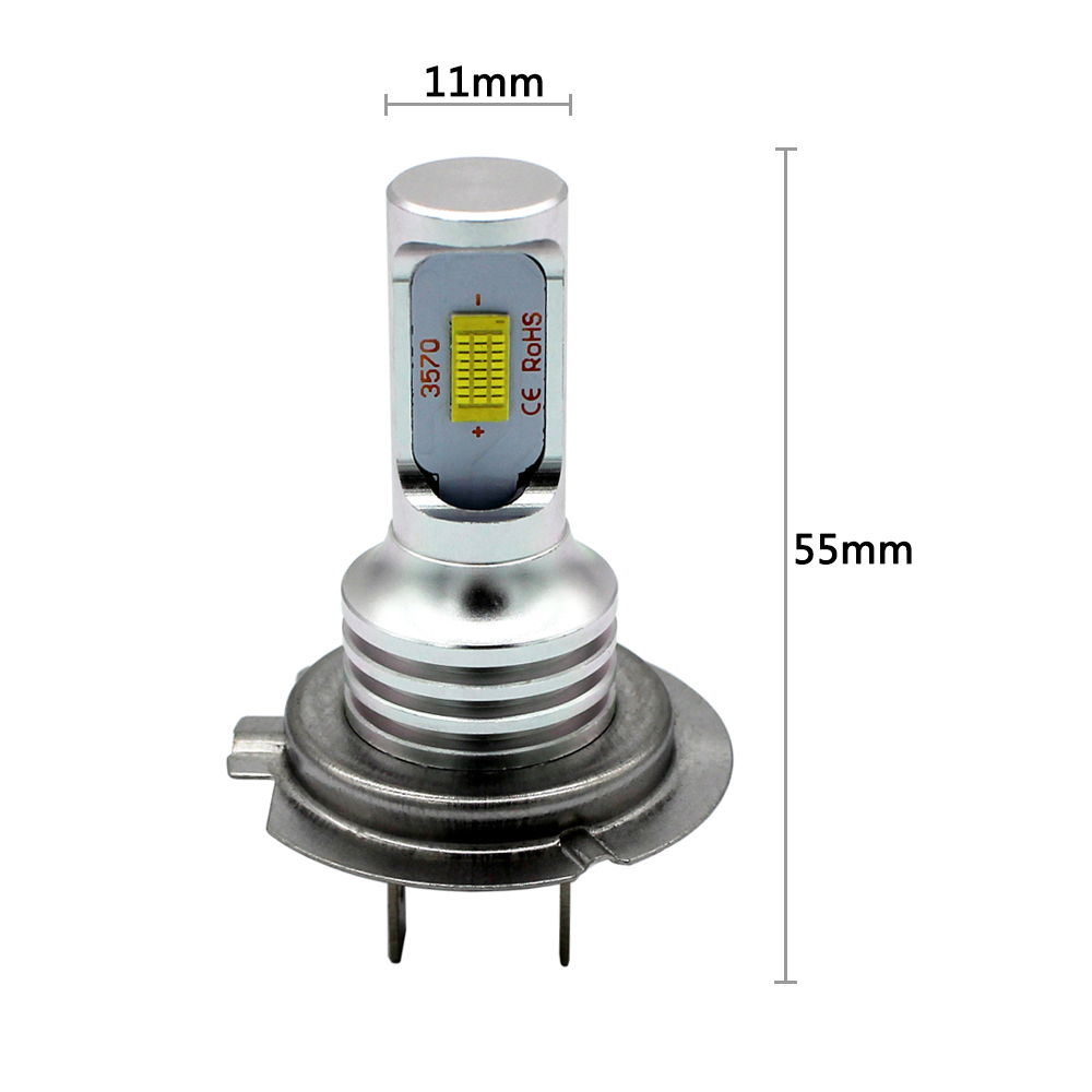 2x H7 LED Headlight Bulbs 6000K Bright For Kawasaki Ninja ZX-6R