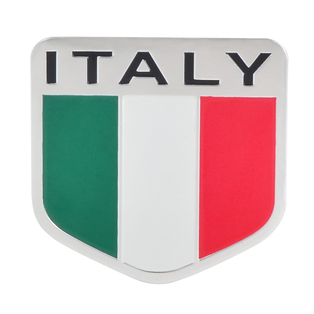 ITALIAN BMW MOTORRAD 3D SET OF 2 REFLECTING VINYL STICKERS EMBLEM MADE ITALY
