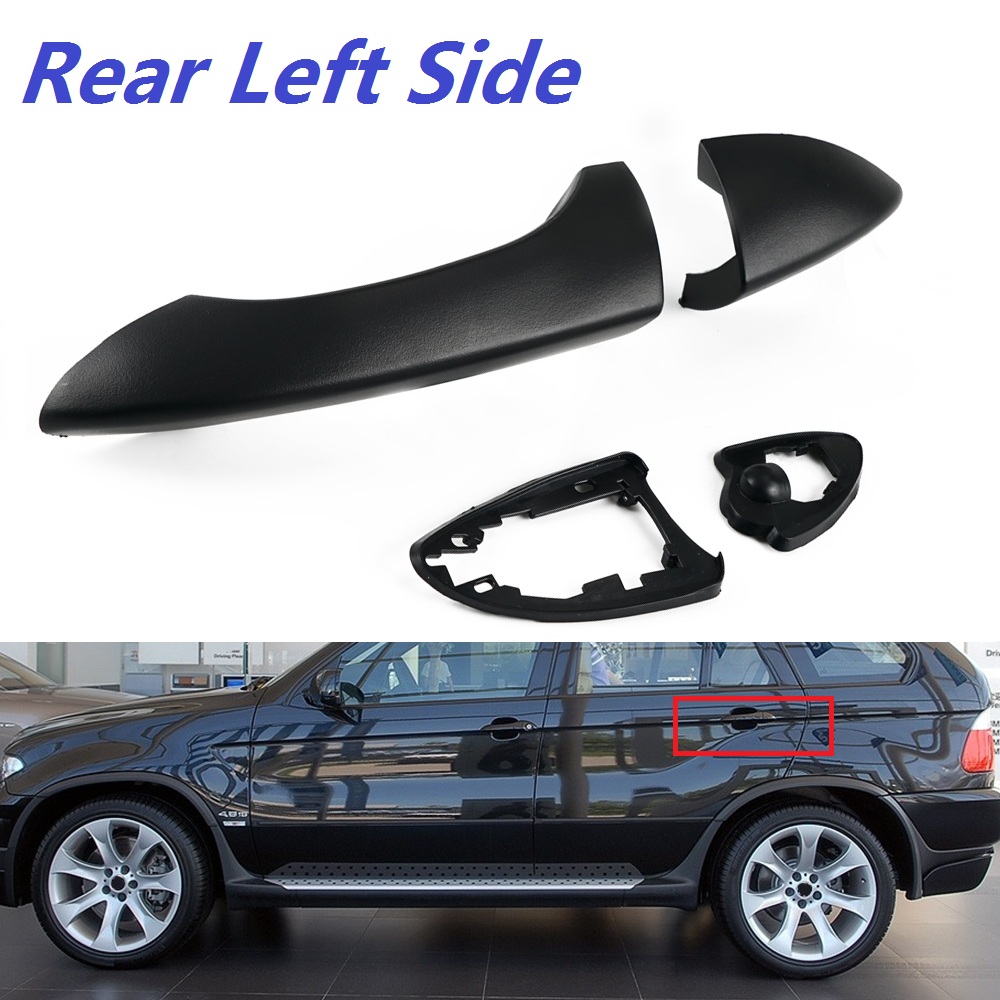 Exterior Outside Door Handle Rear Left Side For BMW X5 E53 0006 SUV