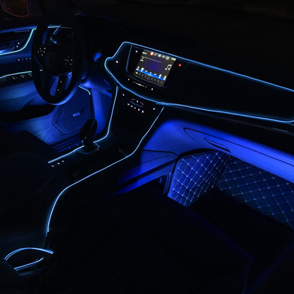 2M Universal Car Auto Interni LED striscia di filo Decor atmosfera